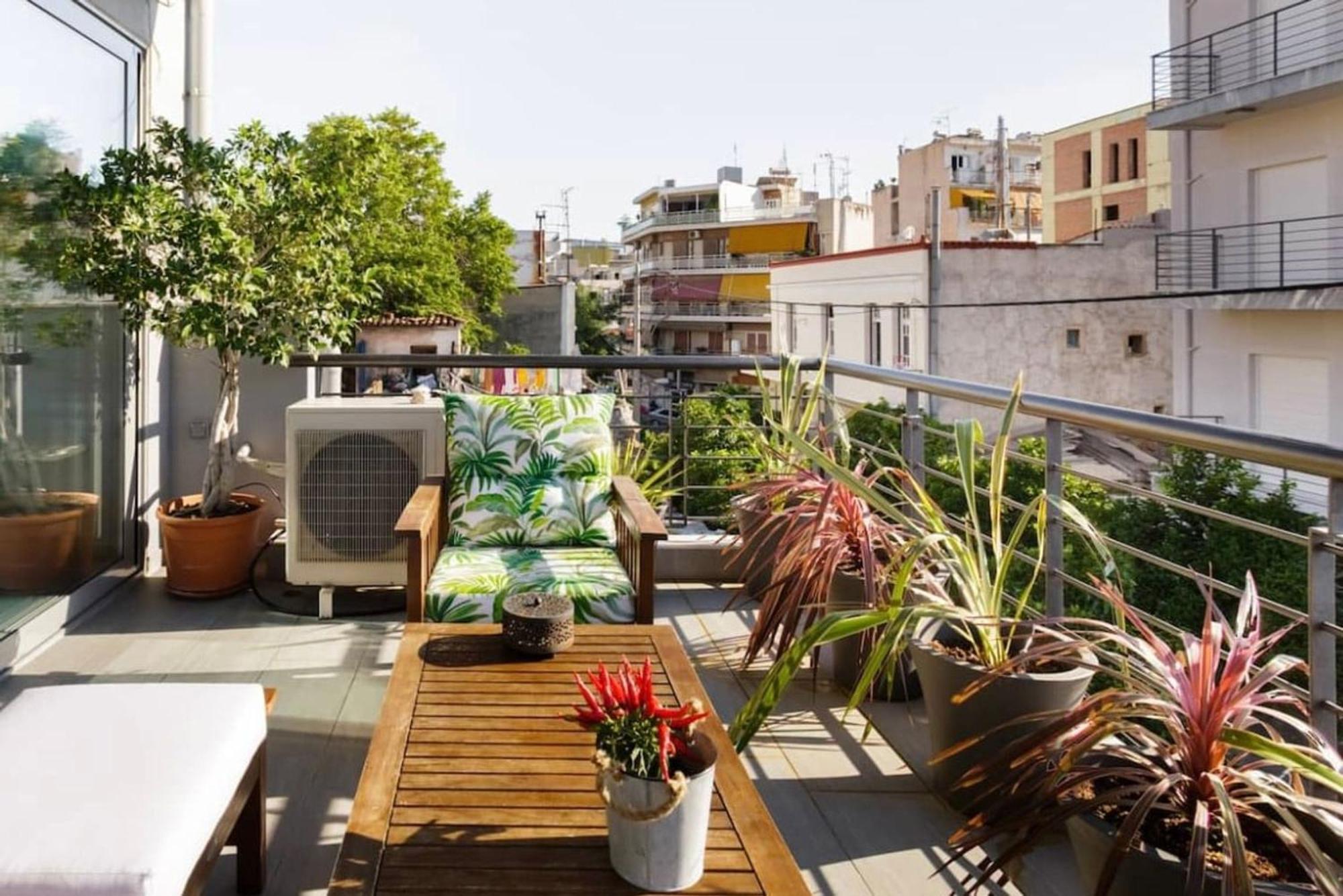Stylish Boutique Loft With Private Balcony Leilighet Athen Eksteriør bilde