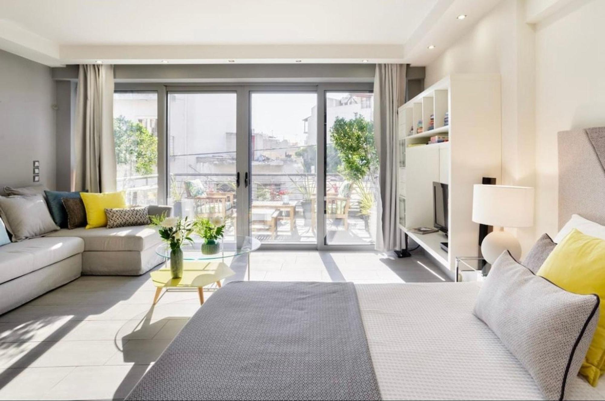 Stylish Boutique Loft With Private Balcony Leilighet Athen Eksteriør bilde